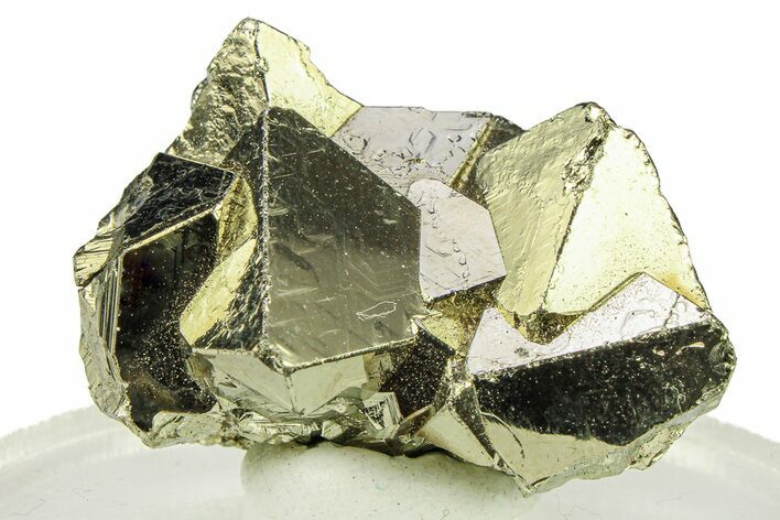 Octahedral Pyrite Crystal Cluster - Peru #301954